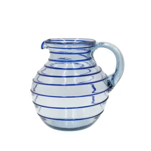 Bitossi Home Blown Glass Pitcher