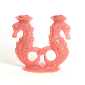 Bitossi Home Coral Seahorse Candlestick