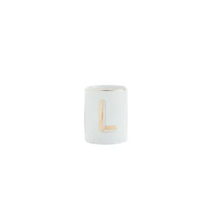 Bitossi Home Glass Letter L