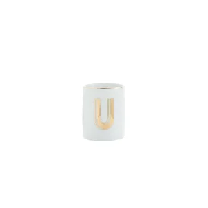 Bitossi Home Glass Letter U
