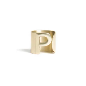 Bitossi Home Napkin Holder - Letter P
