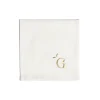 Bitossi Home Napkin Letter G