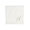 Bitossi Home Napkin Letter H