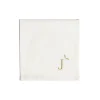 Bitossi Home Napkin Letter J