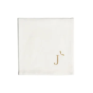 Bitossi Home Napkin Letter J
