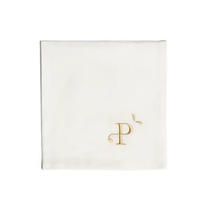 Bitossi Home Napkin Letter P