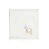 Bitossi Home Napkin Letter Q