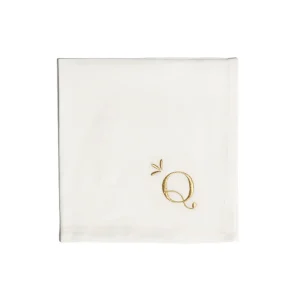 Bitossi Home Napkin Letter Q