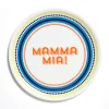 Bitossi Home Pizza Plate Mamma Mia