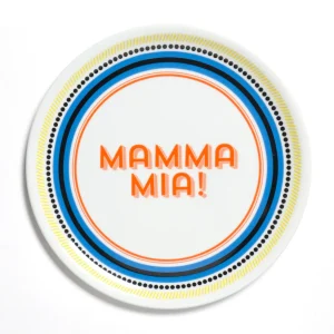 Bitossi Home Pizza Plate Mamma Mia
