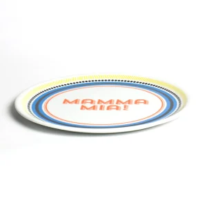 Bitossi Home Pizza Plate Mamma Mia