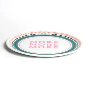Bitossi Home Pizza Plate More More More