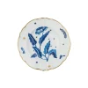 Bitossi Home Plate Fondo Floreale Blue
