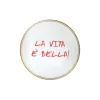Bitossi Home Plate La Vita E Bella!