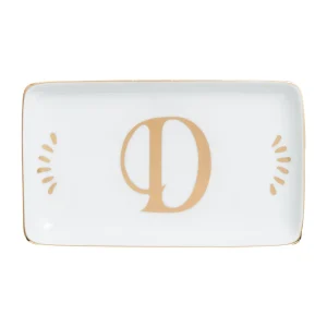 Bitossi Home Rectangular Tray Letter D