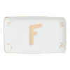 Bitossi Home Rectangular Tray Letter F