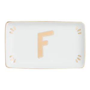 Bitossi Home Rectangular Tray Letter F