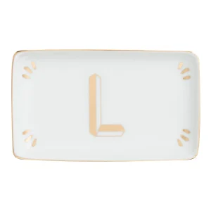 Bitossi Home Rectangular Tray Letter L