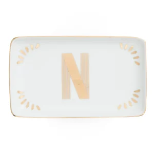 Bitossi Home Rectangular Tray Letter N