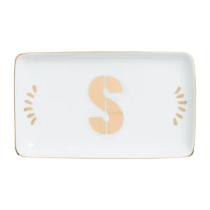 Bitossi Home Rectangular Tray Letter S