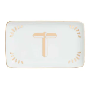 Bitossi Home Rectangular Tray Letter T