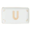 Bitossi Home Rectangular Tray Letter U