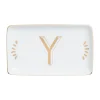 Bitossi Home Rectangular Tray Letter Y