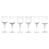 Bitossi Home Set 6 Goblets Adorned Stems Mixed Shapes