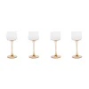 Bitossi Home Set 6 Goblets Assorted Shapes - Transparent Texture