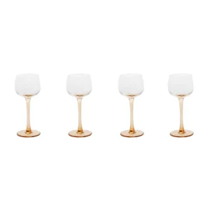 Bitossi Home Set 6 Goblets Assorted Shapes - Transparent Texture