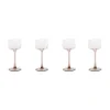 Bitossi Home Set 6 Goblets Assorted Shapes - Transparent Texture