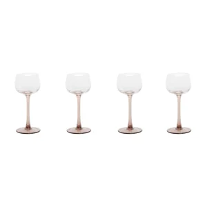 Bitossi Home Set 6 Goblets Assorted Shapes - Transparent Texture