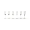Bitossi Home Set 6 Grappa Glasses Assorted Shapes
