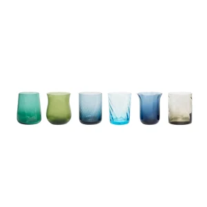 Bitossi Home Set 6 Tumbler - Blue/Green Texture