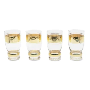 Bitossi Home Set 4 Tumbler Dettagli Oro