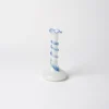 Bitossi Home Small Vase With Blue Decorations