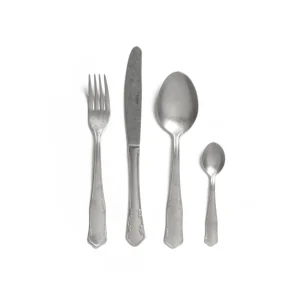 Bitossi Home Stainless Steel Cutlery Set 24 Pieces Matte Finish